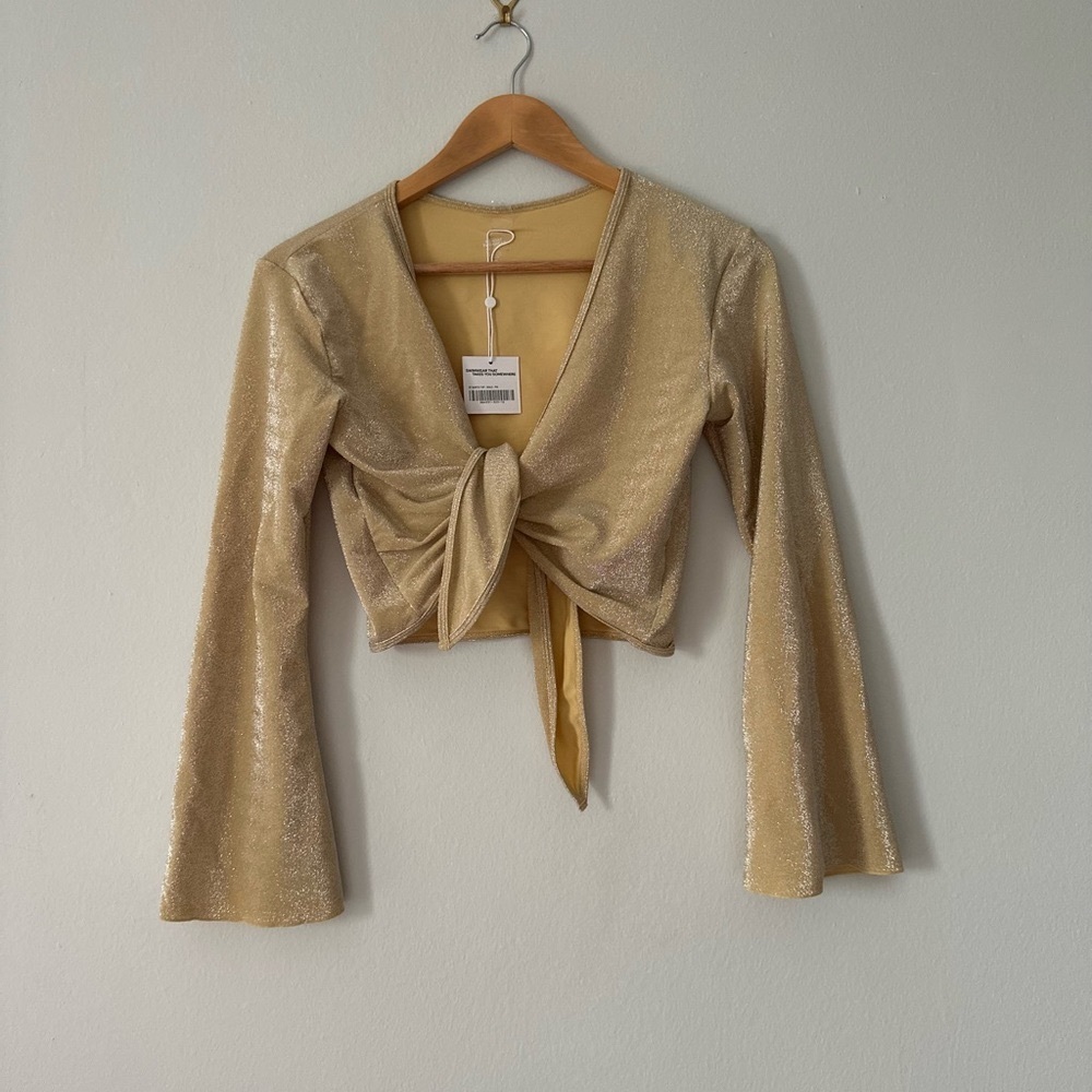 ST. BARTH'S TOP - GOLD SHIMMER